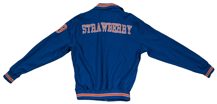 Darryl Strawberry Game Worn & Signed New York Mets Jacket (Beckett)